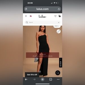 Lulu’s Black Women's Dress